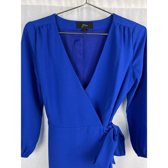 J. Crew Dress 365 Crepe Wrap Elegant Classy Old Money Corpcore Occasion Feminine - Picture 3 of 7